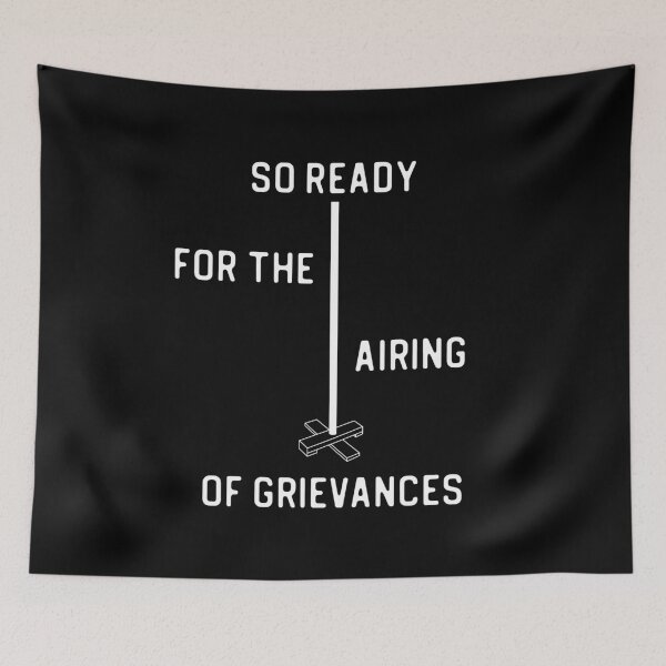 Item preview, SO READY FOR THE AIRING OF GRIEVANCES + Festivus Pole (white) designed and sold by Ofeefee.