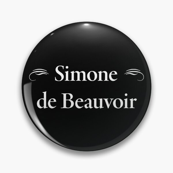 Item preview, Simone de Beauvoir, French Existentialist Philosopher and Writer, Classic Literature designed and sold by CharlottePlaceArt.