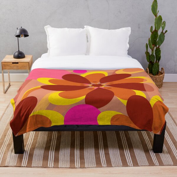 Item preview, Bubblegum Retro Pop 1970s Groovy Floral designed and sold by P2GSimplyLife.