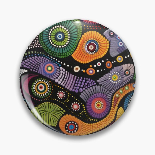 Item preview, Aboriginal Inspired Dot Art - Vivid Dreamtime Stories designed and sold by GrinGalore.