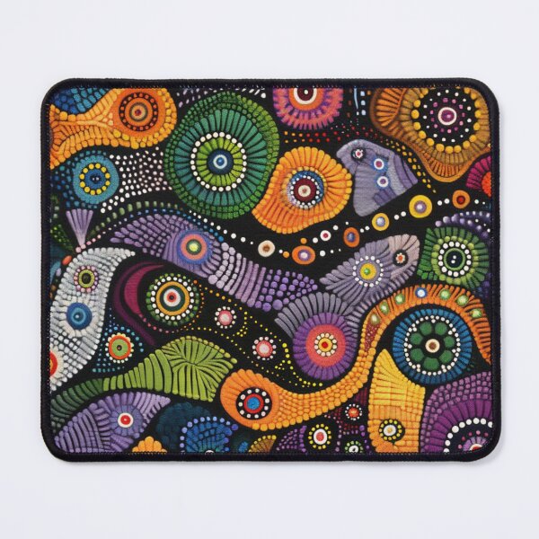 Item preview, Aboriginal Inspired Dot Art - Vivid Dreamtime Stories designed and sold by GrinGalore.