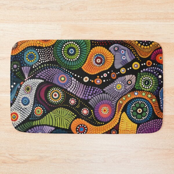 Item preview, Aboriginal Inspired Dot Art - Vivid Dreamtime Stories designed and sold by GrinGalore.