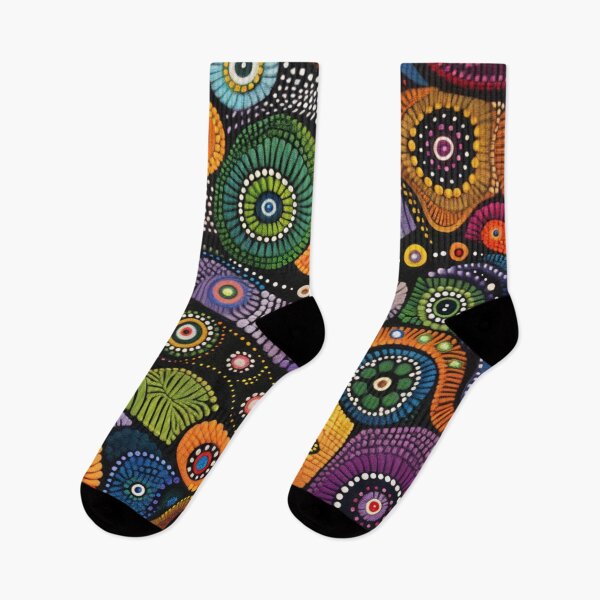 Item preview, Aboriginal Inspired Dot Art - Vivid Dreamtime Stories designed and sold by GrinGalore.