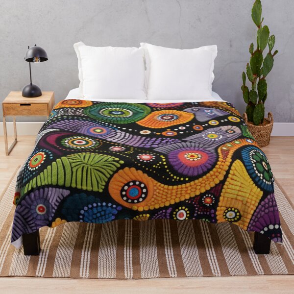 Item preview, Aboriginal Inspired Dot Art - Vivid Dreamtime Stories designed and sold by GrinGalore.
