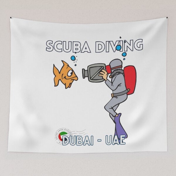 Item preview, Scuba Diving in Dubai - UAE designed and sold by FlyingTreg.