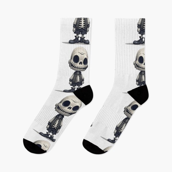 Item preview, Skull Boy Cartoon – Stylish Skeleton Kid Illustration designed and sold by Arte Cartoon From TagTeam Group.