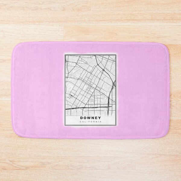 Item preview, Minimalist Downey Map designed and sold by Tamas Das.