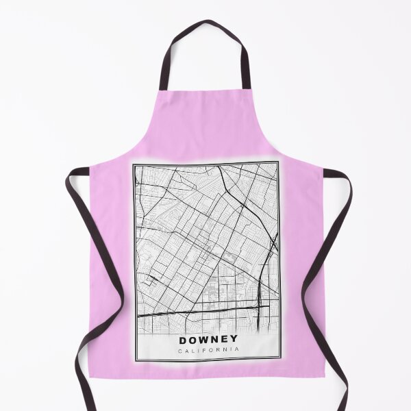 Item preview, Minimalist Downey Map designed and sold by Tamas Das.