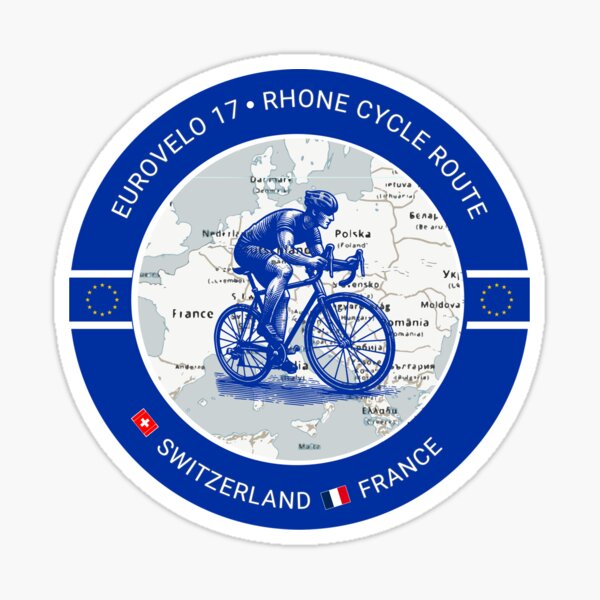 Item preview, EURO VELO  17- RHONE CYCLE ROUTE designed and sold by designkb.
