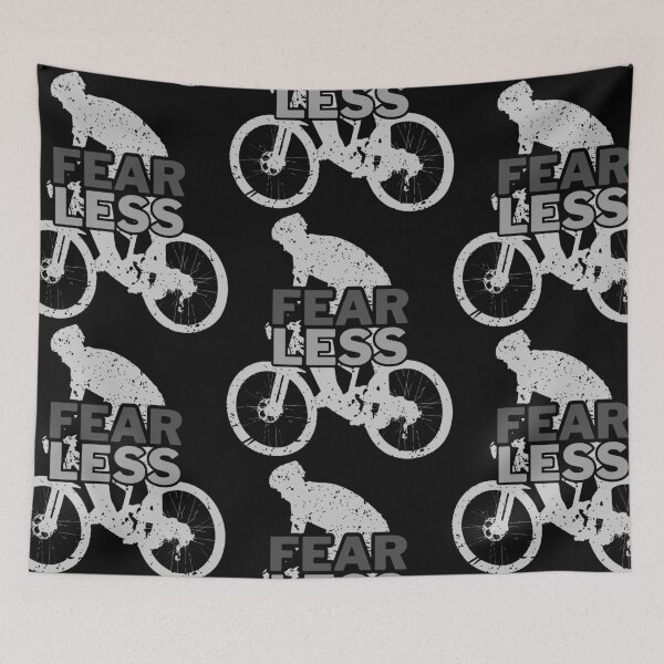 Item preview, Bold Cycling Figure Blended with Fearless Phrase designed and sold by SplashTastic.