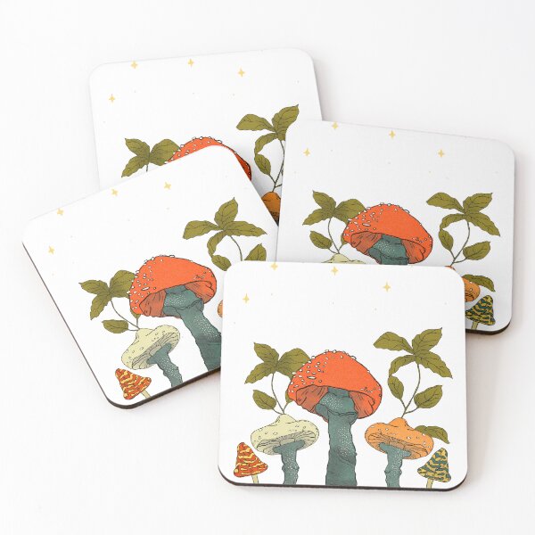 Item preview, Mushroom under a starlit sky designed and sold by meglee.