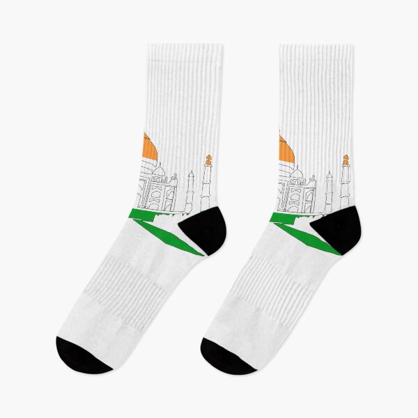 Item preview, Taj Mahal with Indian Flag Colors Design | Patriotic Heritage Art designed and sold by ArtsyExplorer.