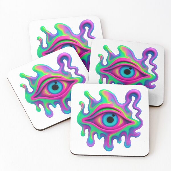 Item preview, Psychedelic Melting Eye – Trippy Colorful Vision and Energy Art designed and sold by unique0703.