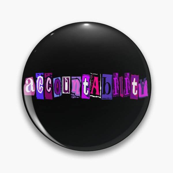 Item preview, Accountability  designed and sold by DeVillainShann.