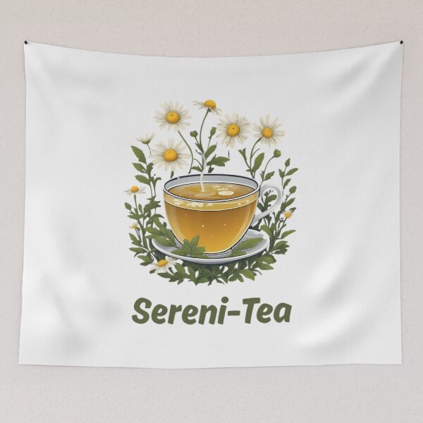 Item preview, Sereni - Tea - Chamomile Tea Art - Stoicism designed and sold by LexaArtworks.