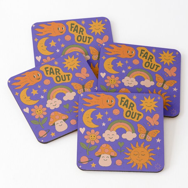 Item preview, Far Out Retro Cosmic Bliss designed and sold by zzz888.