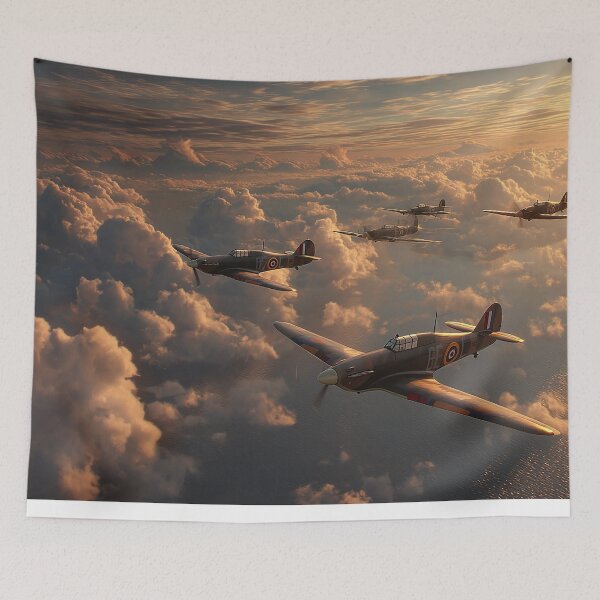 Item preview, Hawker Hurricane Patrol Shadows on the Sea designed and sold by Skyframe Aviation.