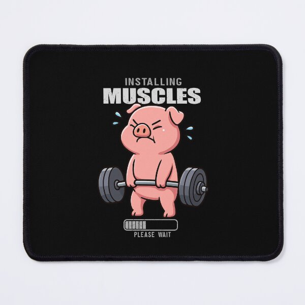Item preview, Funny Pig Installing Muscles Deadlift Workout Fitness Boys Girls Kids designed and sold by rafaeltto.