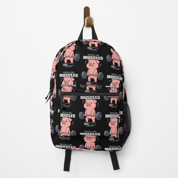 Item preview, Funny Pig Installing Muscles Deadlift Workout Fitness Boys Girls Kids designed and sold by rafaeltto.