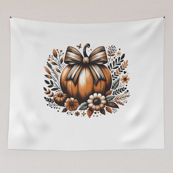 Item preview, Floral Pumpkin Fall designed and sold by Mohammadirwin.