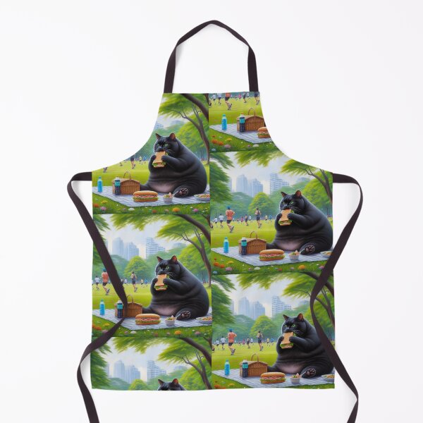 Item preview, Cat have a picnic in Lumpinee Park Thailand designed and sold by ParateePShop.