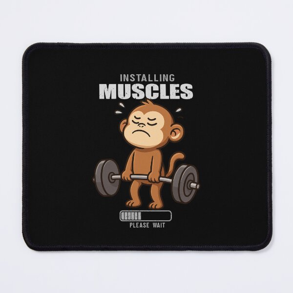 Item preview, Funny Monkey Installing Muscles Deadlift Workout Fitness Boys Girls Kids designed and sold by rafaeltto.