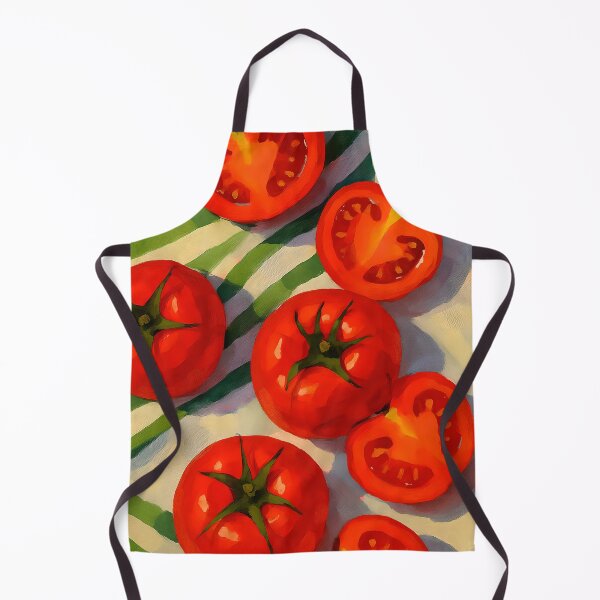 Item preview, Fresh Tomatoes on Striped Cloth designed and sold by paulrommer.