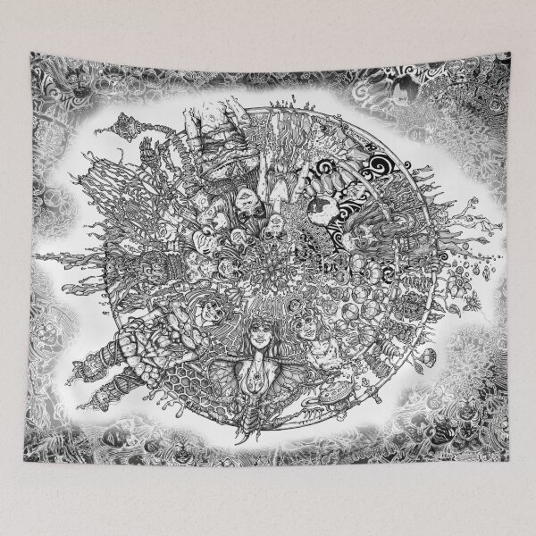 Item preview, Square drawing "Rue des Halles" with outline designed and sold by Didier Bierjon.
