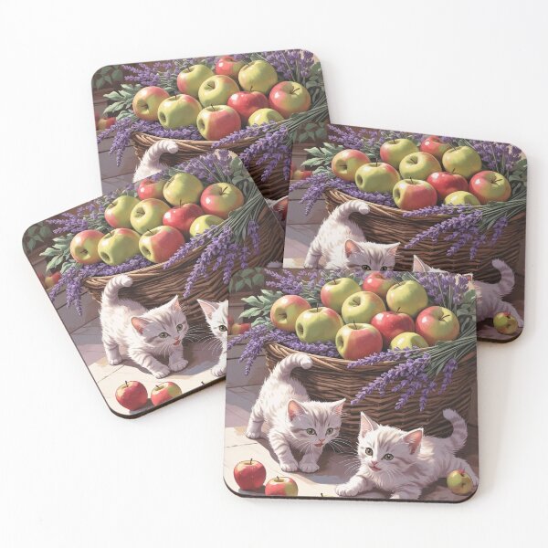 Item preview, Lavender Apples & Little Paws – Cottagecore Playtime designed and sold by Deezyned.
