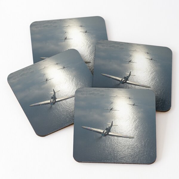 Item preview, Classic Fighters in Flight In Battle Formation designed and sold by Skyframe Aviation.