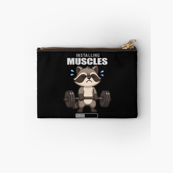 Item preview, Funny Raccoon Installing Muscles Deadlift Workout Fitness Boys Girls Kids designed and sold by rafaeltto.