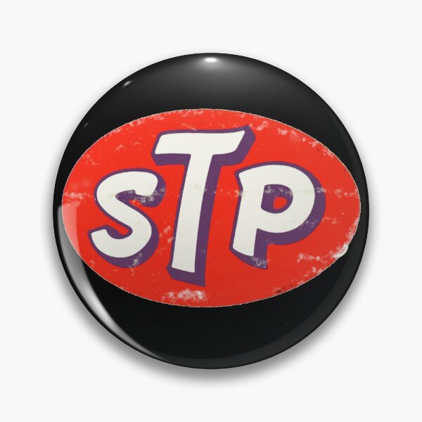Item preview, Vintage Sixties / Seventies retro STP motor racing oil - distressed relic look Cliff Booth / Brad Pitt cult movie T Shirt Logo ( Scientifically Treated Petrol)  designed and sold by Kludoman.
