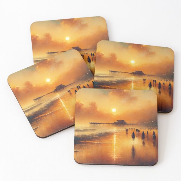 Item preview, Serene Beach Sunset designed and sold by M-Y-A-R-T-.
