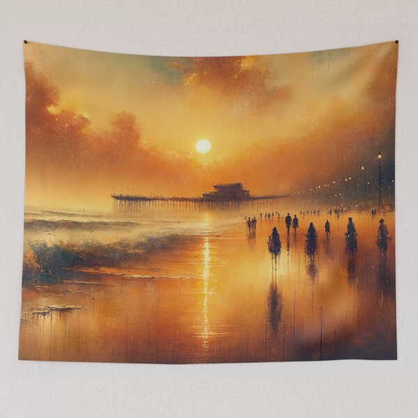 Item preview, Serene Beach Sunset designed and sold by M-Y-A-R-T-.