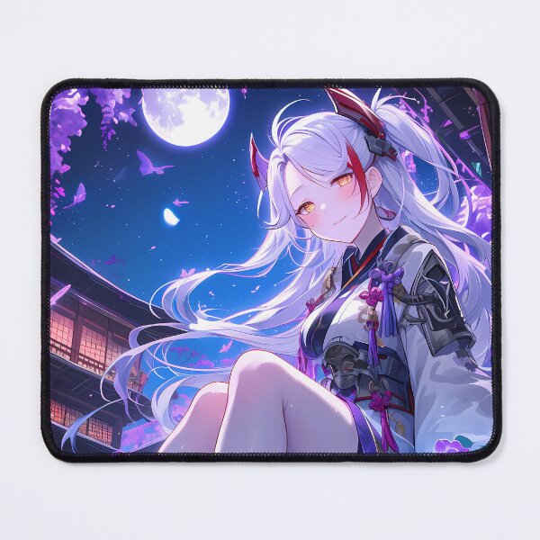 Item preview, Azur Lane Prinz Eugen AzurLane Game Yukata Wisteria Lanterns Night Glow designed and sold by earlobejerk.
