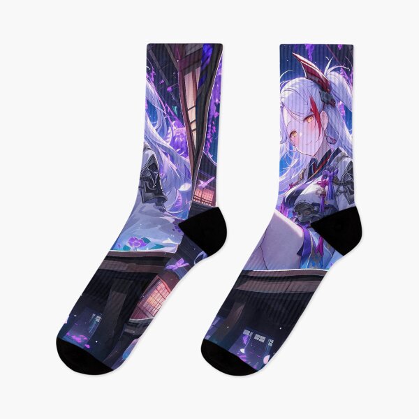 Item preview, Azur Lane Prinz Eugen AzurLane Game Yukata Wisteria Lanterns Night Glow designed and sold by earlobejerk.