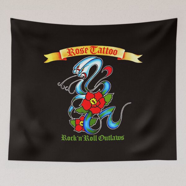 Item preview, Art 03 Rose Tattoo Rock And Roll Outlaws designed and sold by Teresita-Moon.