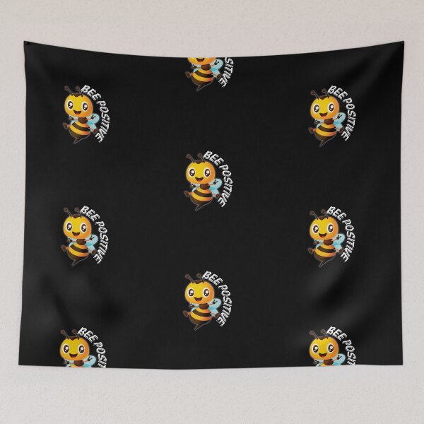 Item preview, Bee Positive – Cute Happy Bee Illustration designed and sold by MomentumbyOla.