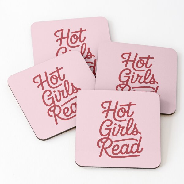 Item preview, Hot Girls Read Funny Reading Quotes designed and sold by Love Between Pages.