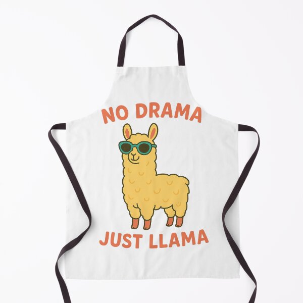 Item preview, No Drama Just Llama – Cute Minimal Llama with Sunglasses designed and sold by Sara Raad.