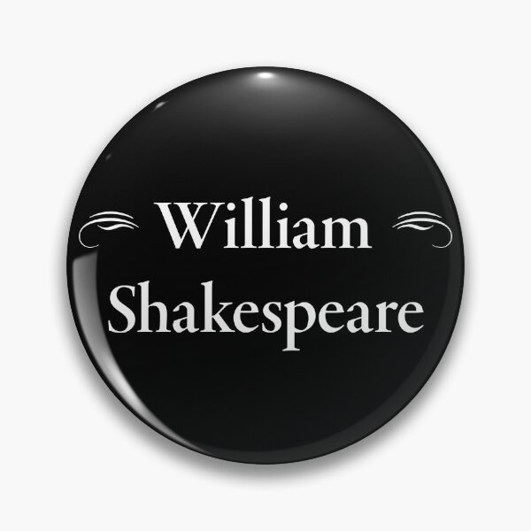 Item preview, William Shakespeare, English Playwright, Poet and Actor, Classic Literature designed and sold by CharlottePlaceArt.