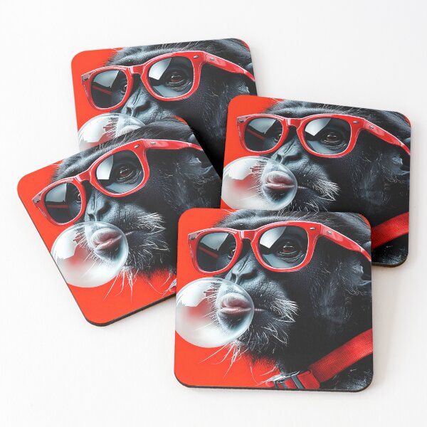 Item preview, Cool Monkey Blowing Bubble Gum designed and sold by paulrommer.