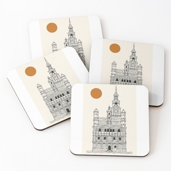 Item preview, Poznań – Town Hall with Goats at Noon – Poland designed and sold by PATINKA-art.