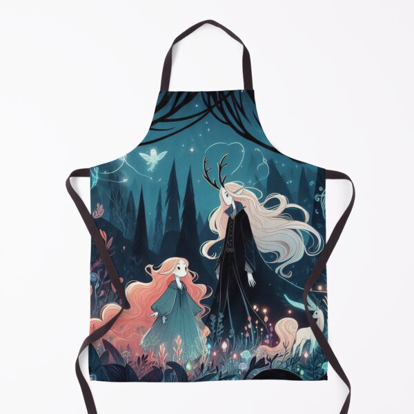 Item preview, Queen with her princess at a colorful forest classical designed and sold by Sam-DesignMart.