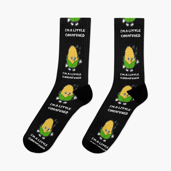 Item preview, I’m a Little Cornfused – Funny Cute Corn Pun Illustration designed and sold by MomentumbyOla.