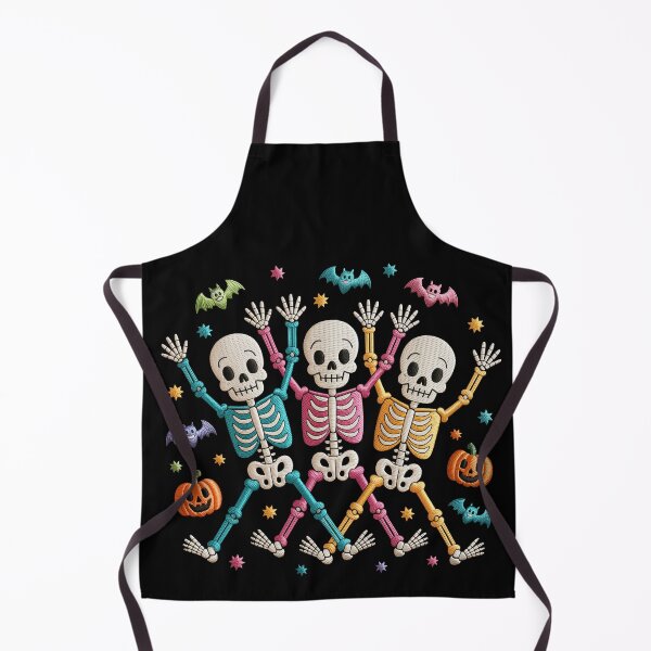 Item preview, three embroidered skeletons designed and sold by jkrphoto.