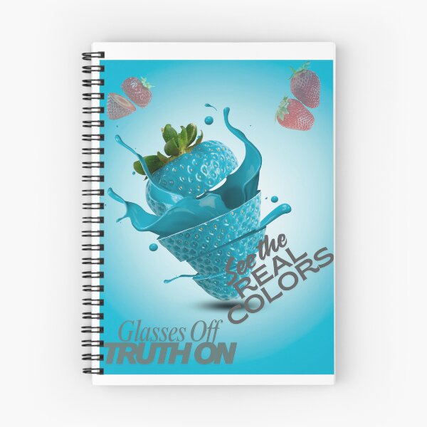 Item preview, Glasses Off, Truth On – See the Real Colors Inspirational Quote Design designed and sold by ByPrintedThought.