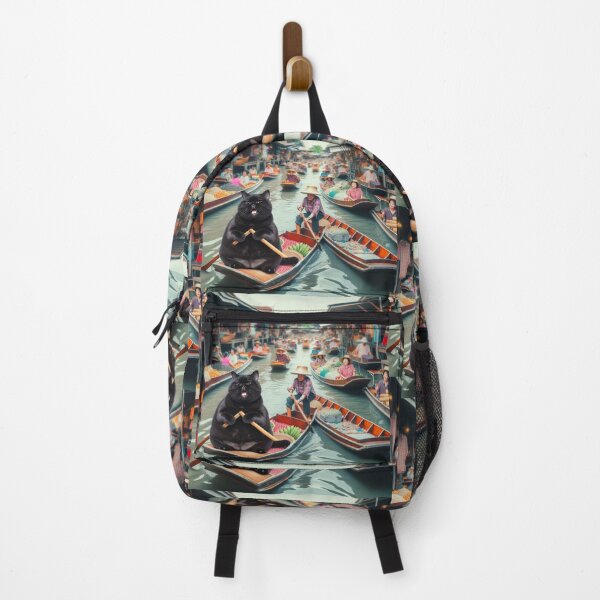 Item preview, Cat in Dumnuensaduak Market Thailand designed and sold by ParateePShop.
