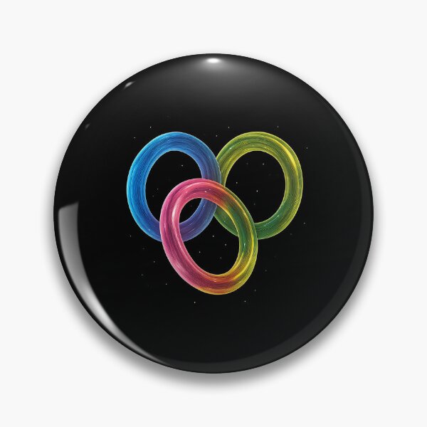 Item preview, Neon Infinity – Glowing Rings in Motion designed and sold by ArcadiaSilence.