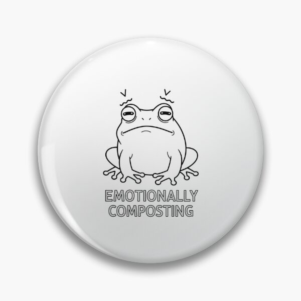 Item preview, Funny Stressed Frog Minimalist Quote designed and sold by ColorVR.